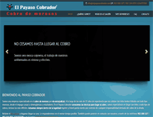 Tablet Screenshot of elpayasocobrador.com